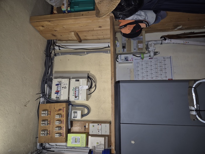 Installation électrique avant rénovation à Besançon par Vilas Elec